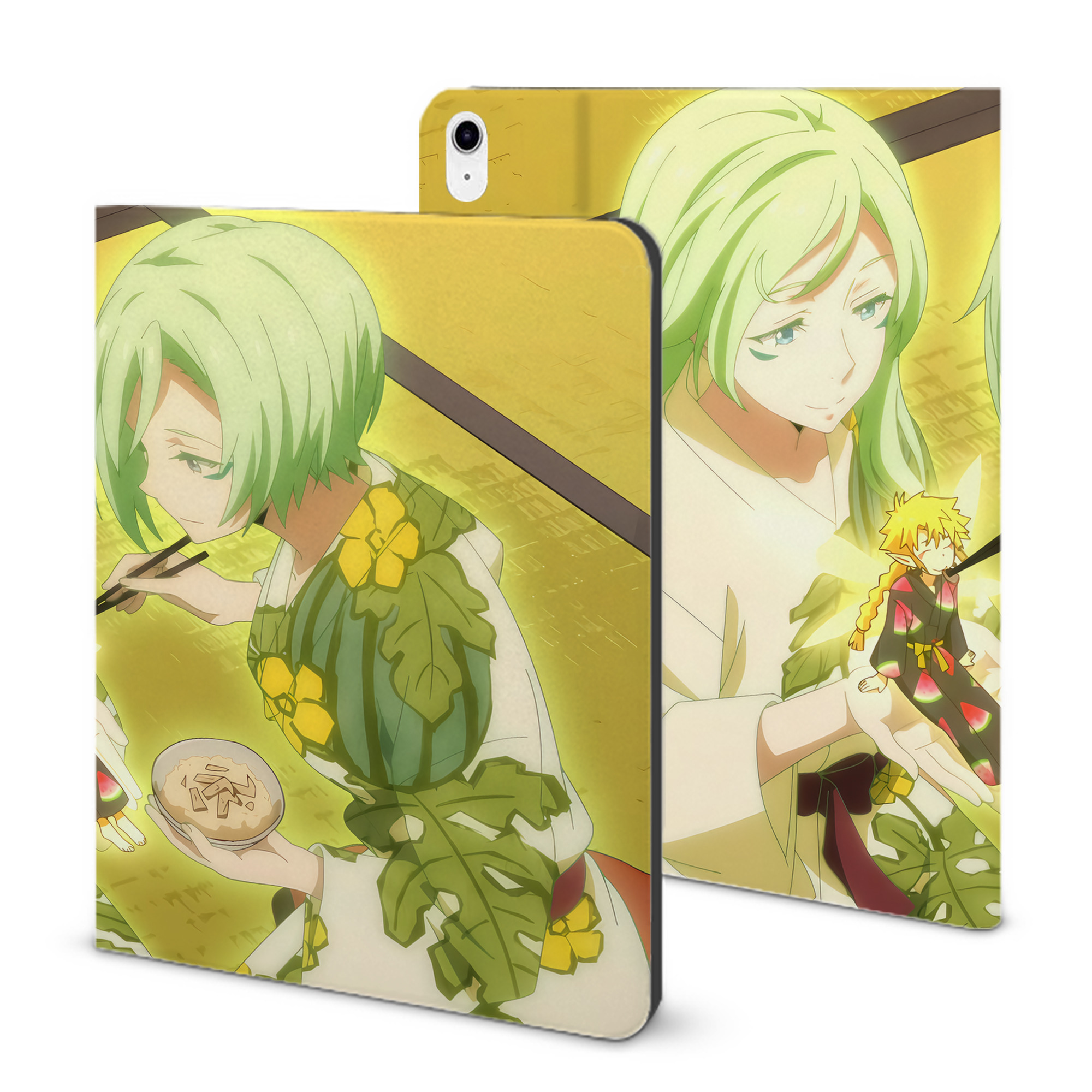 （画像用） 転スラ Regarding Reincarnated to Slime IPad ケース ブック型 PUレザー TPU 耐衝撃 軽量 薄型 ペン収納なし 全面保護 IPad 各モデル対応